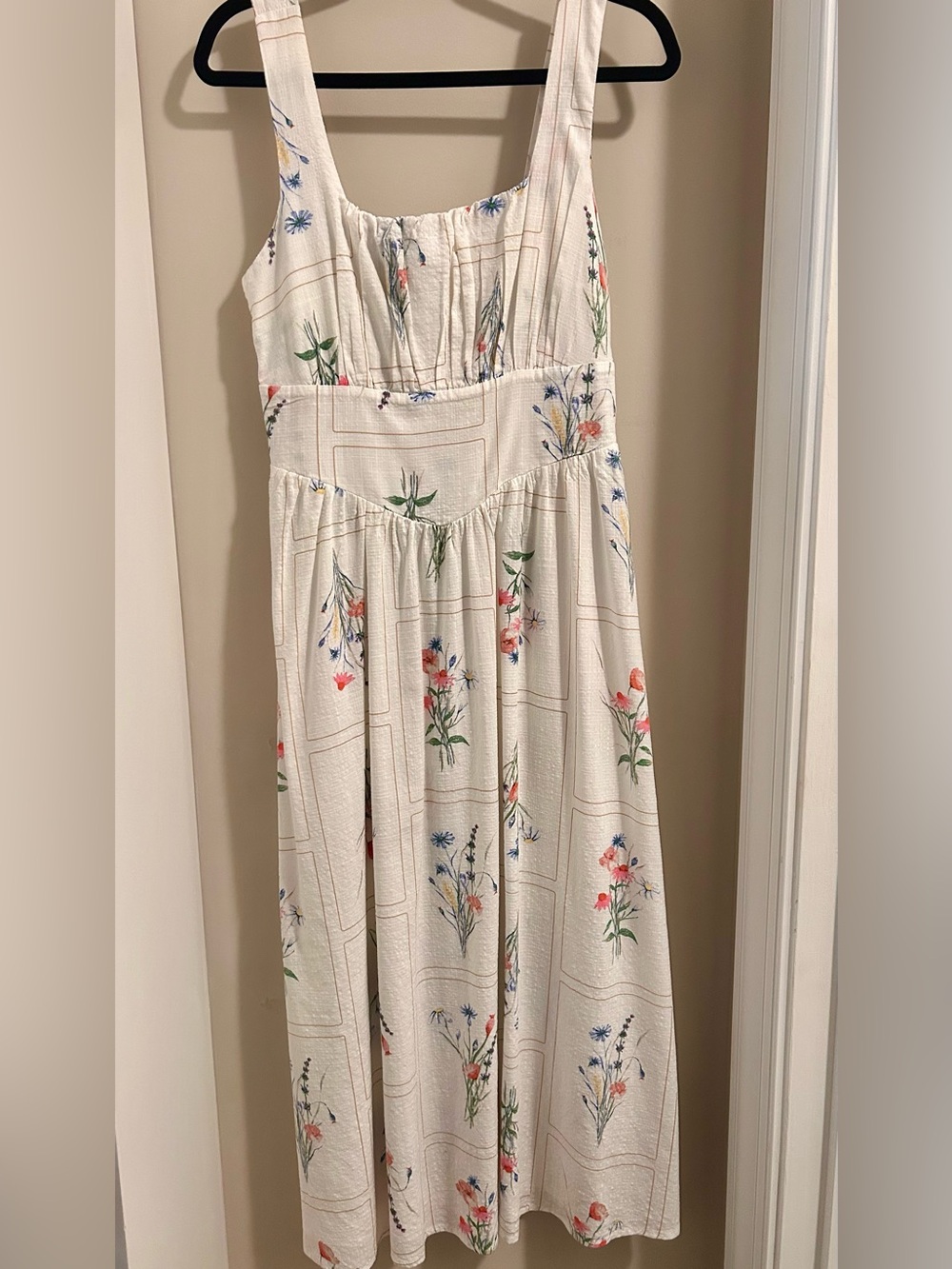 Vero Moda Cream Floral Sundress